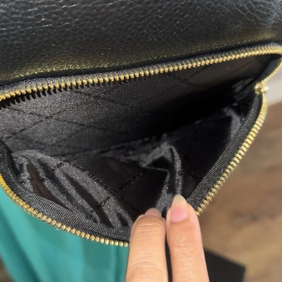 Michael Kors Black Leather Backpack Bag studs - Picture 5 of 10